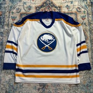 Vintage 80s NHL CCM Buffalo Sabres Perreault Jersey Size XL